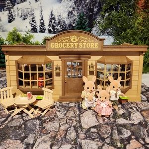 Calico Critters vintage grocery store  bundle
